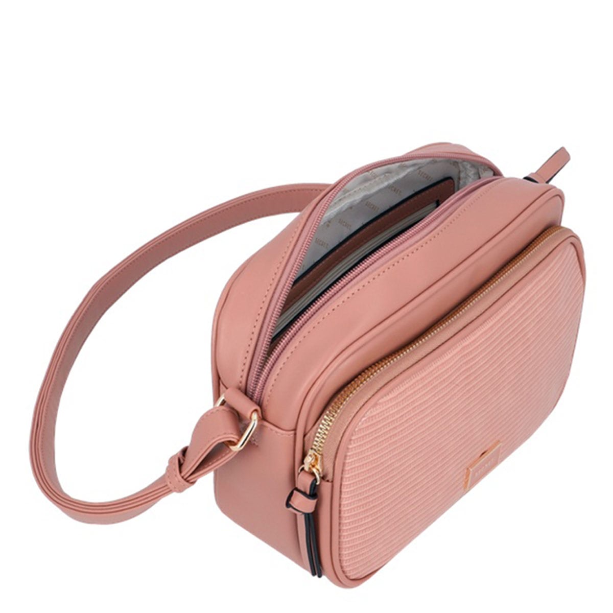 CARTERA BANDOLERA SECRET VALENCIA ROSADO - 4