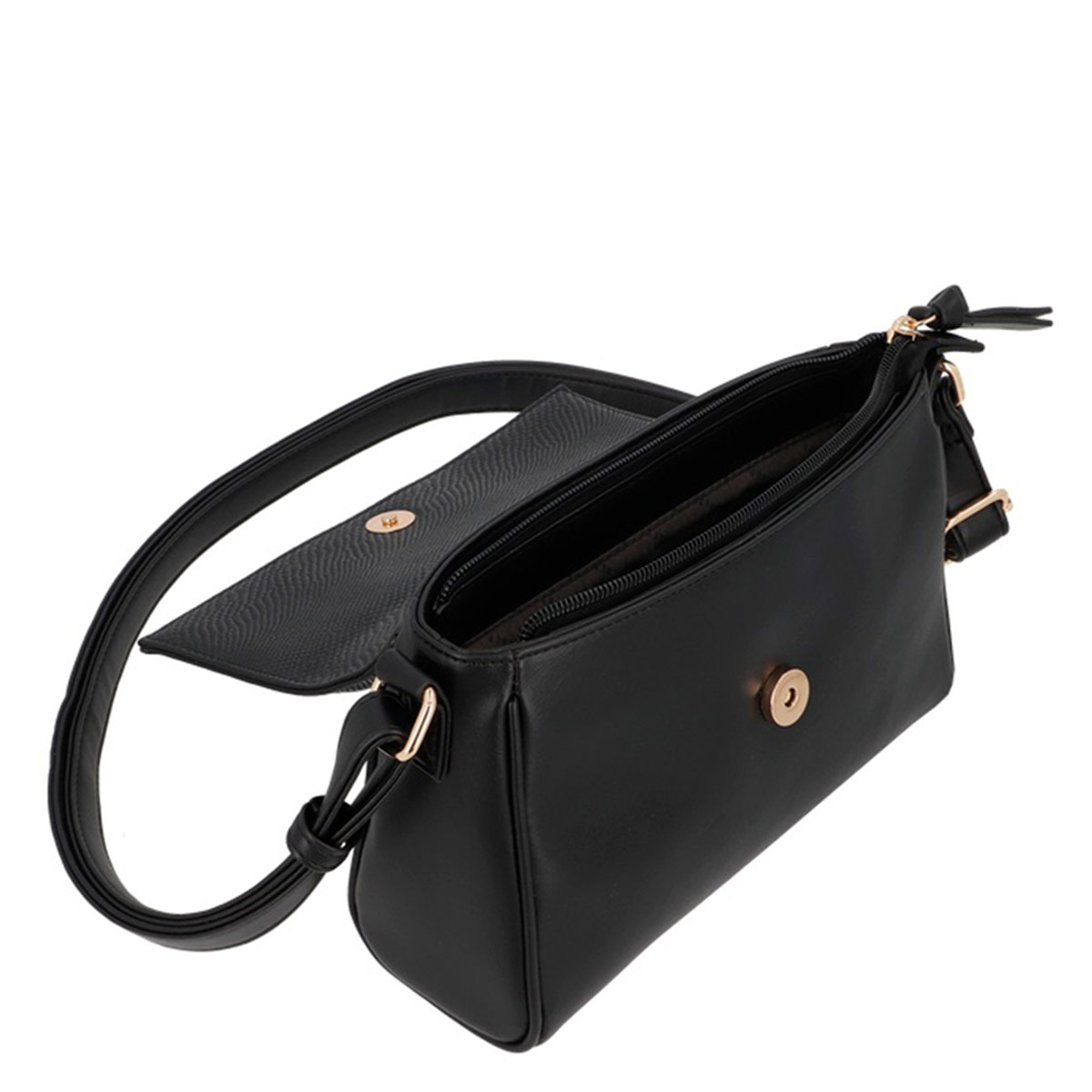 CARTERA BANDOLERA SECRET VALENCIA NEGRO - 4