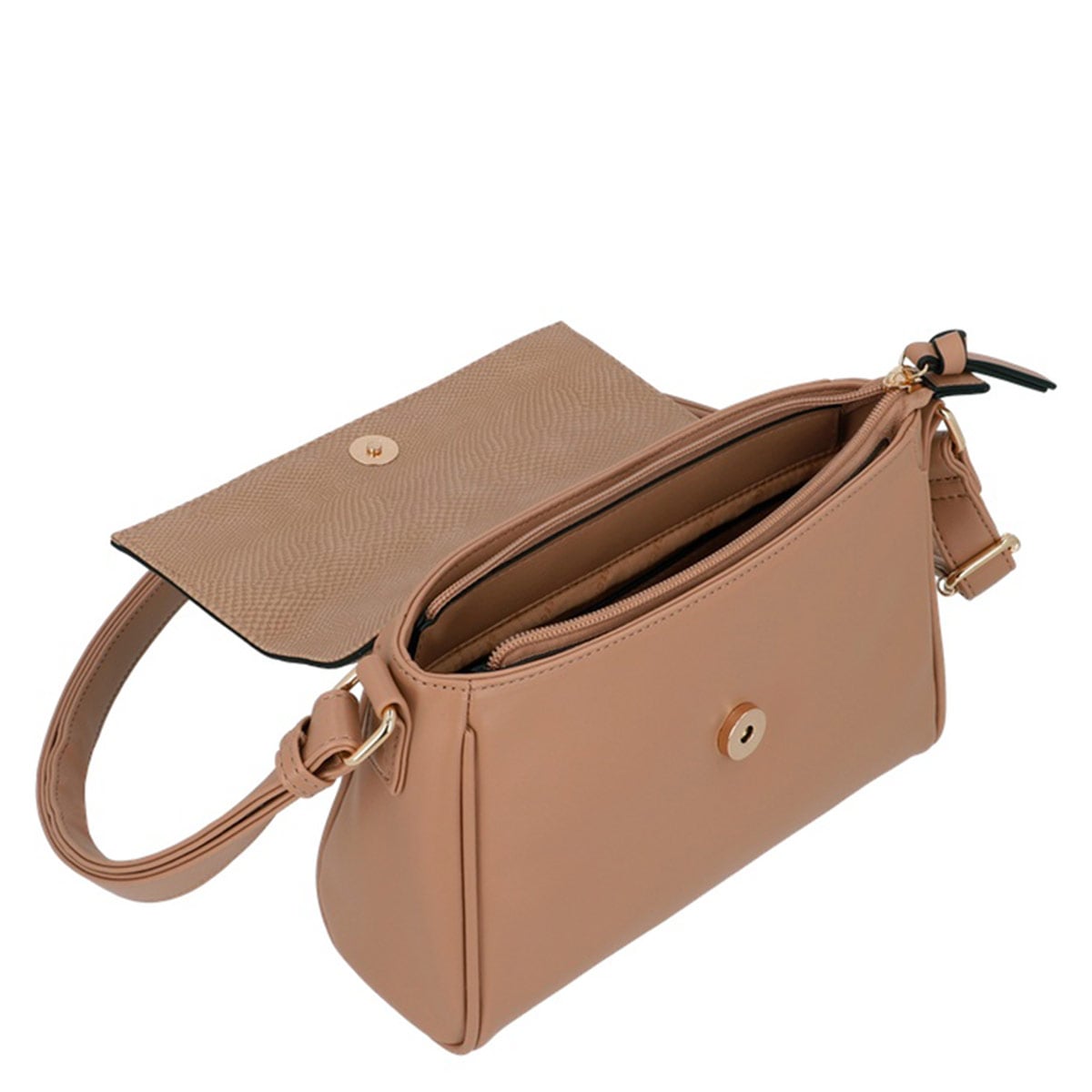 CARTERA BANDOLERA SECRET VALENCIA BEIGE - 4
