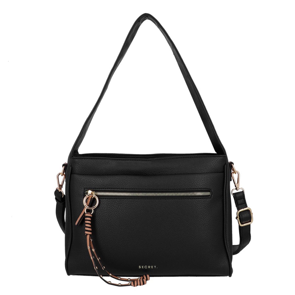 CARTERA DE HOMBRO SECRET LUCCA ST6 L NEGRO - 1