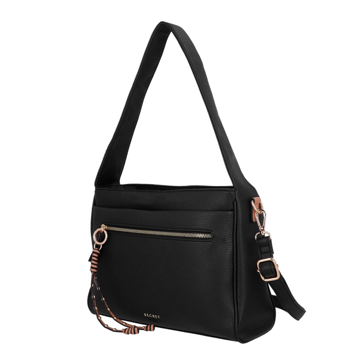 CARTERA DE HOMBRO SECRET LUCCA ST6 L NEGRO - 2