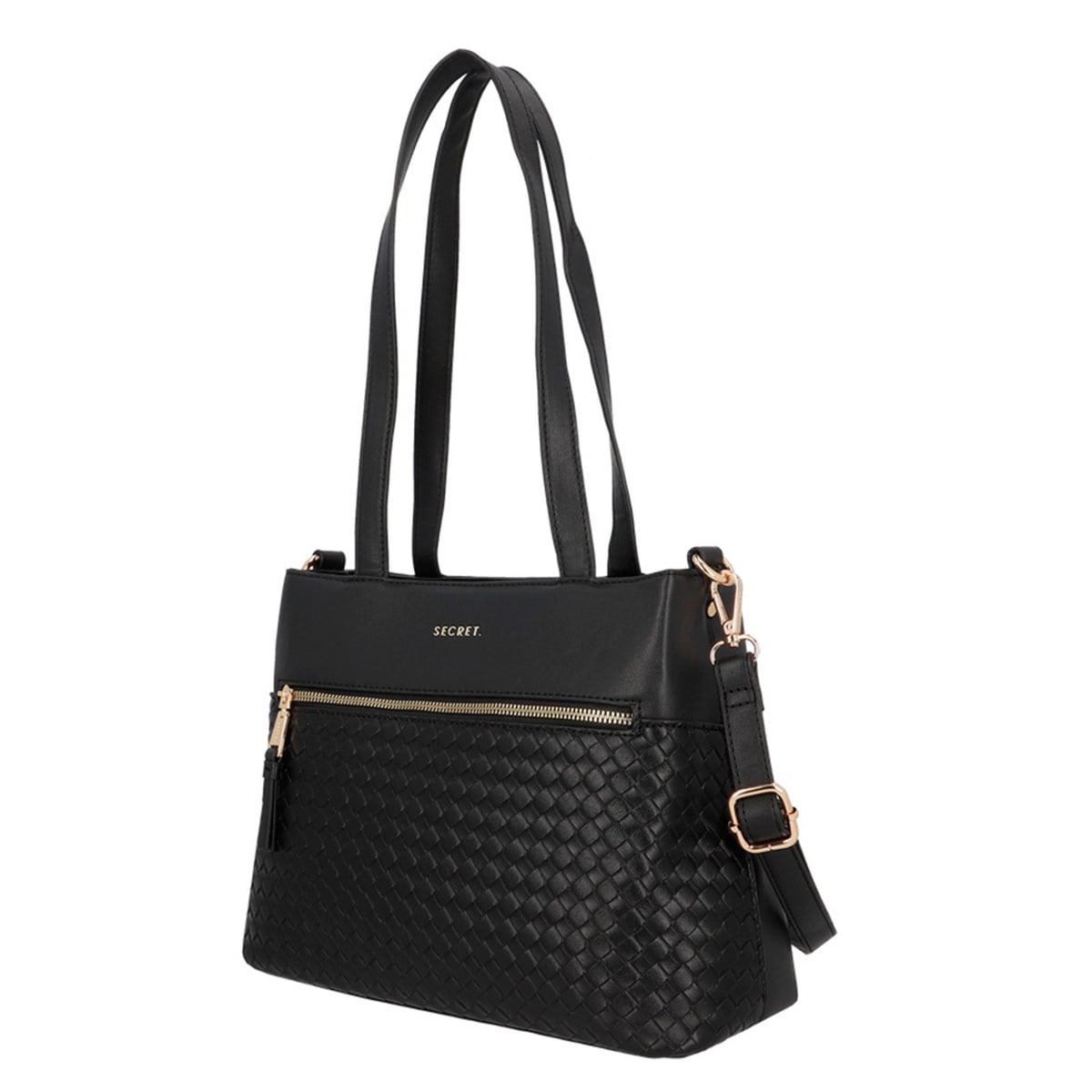 CARTERA DE HOMBRO SECRET SEGOVIA NEGRO - 2