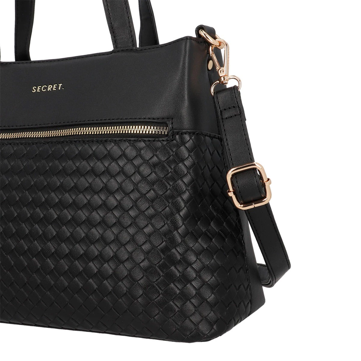 CARTERA DE HOMBRO SECRET SEGOVIA NEGRO - 5