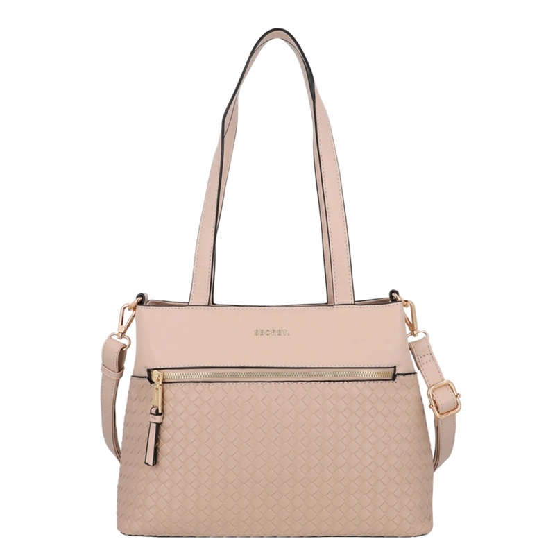 CARTERA DE HOMBRO SECRET SEGOVIA BEIGE - 1
