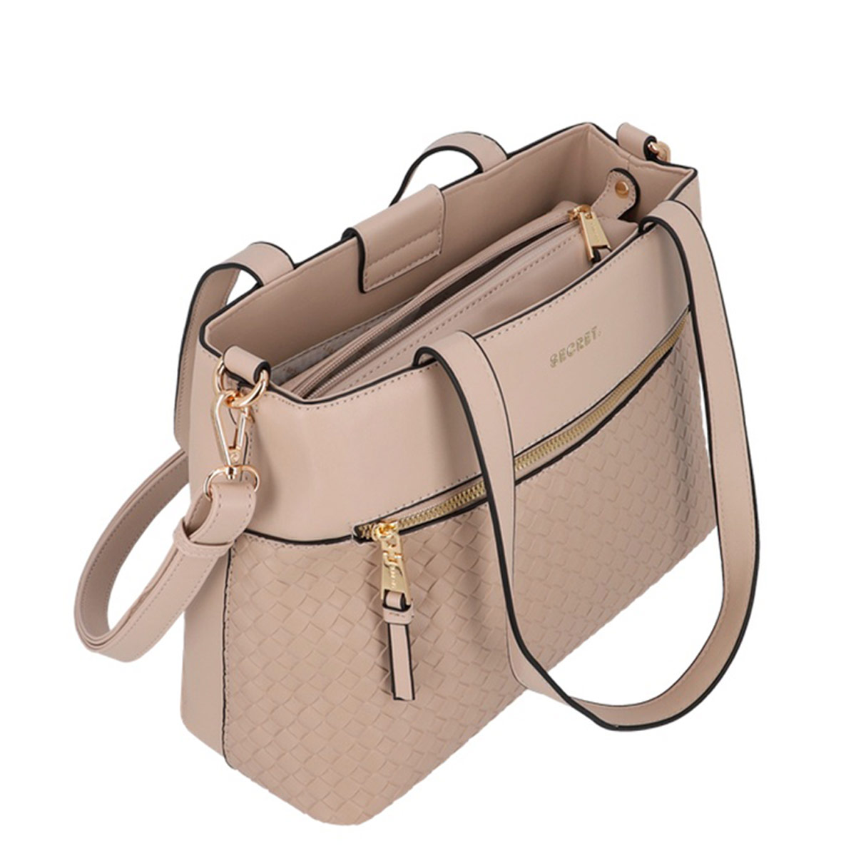 CARTERA DE HOMBRO SECRET SEGOVIA BEIGE - 4