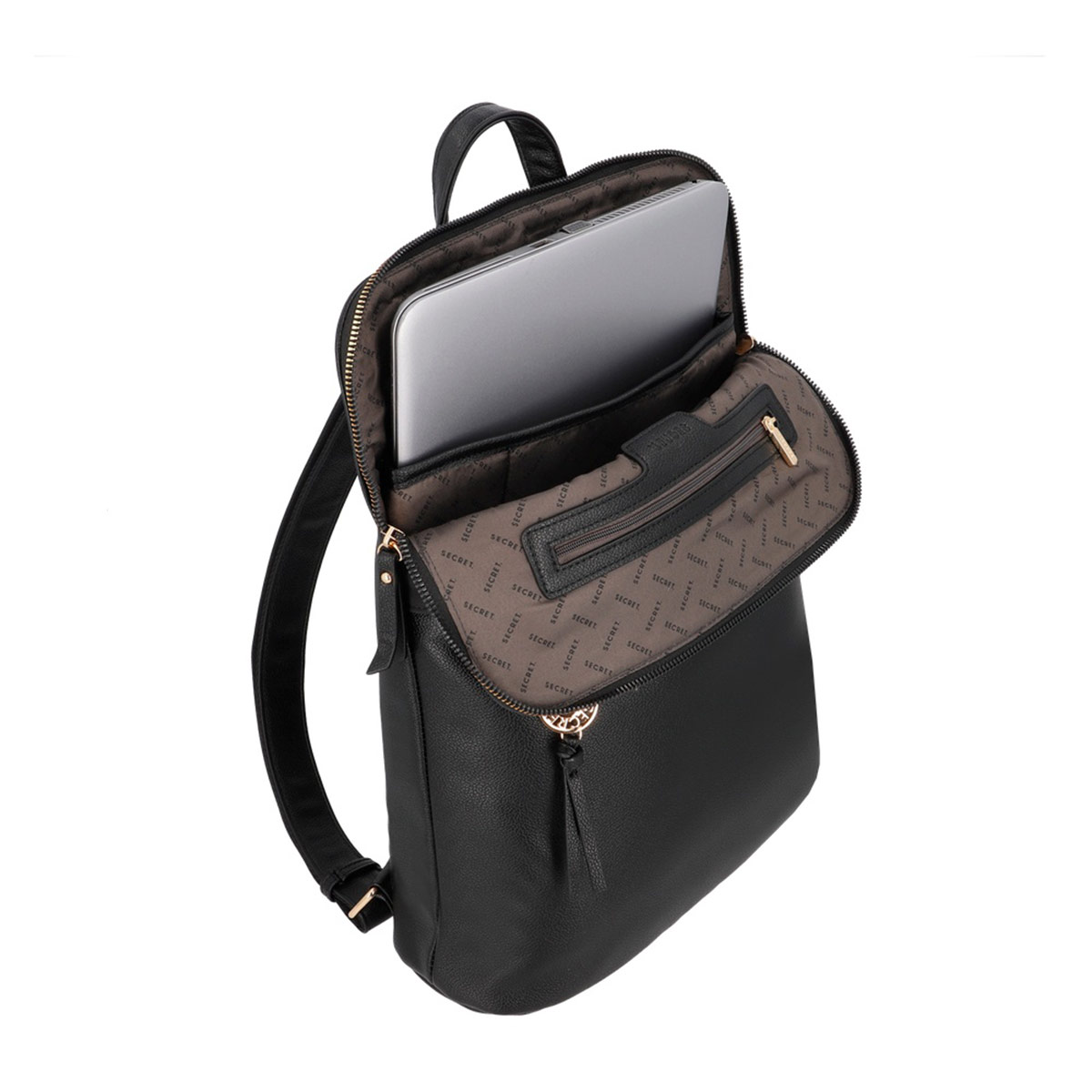 MOCHILA NOTEBOOK SECRET LAURENS NEGRO 14" - 4