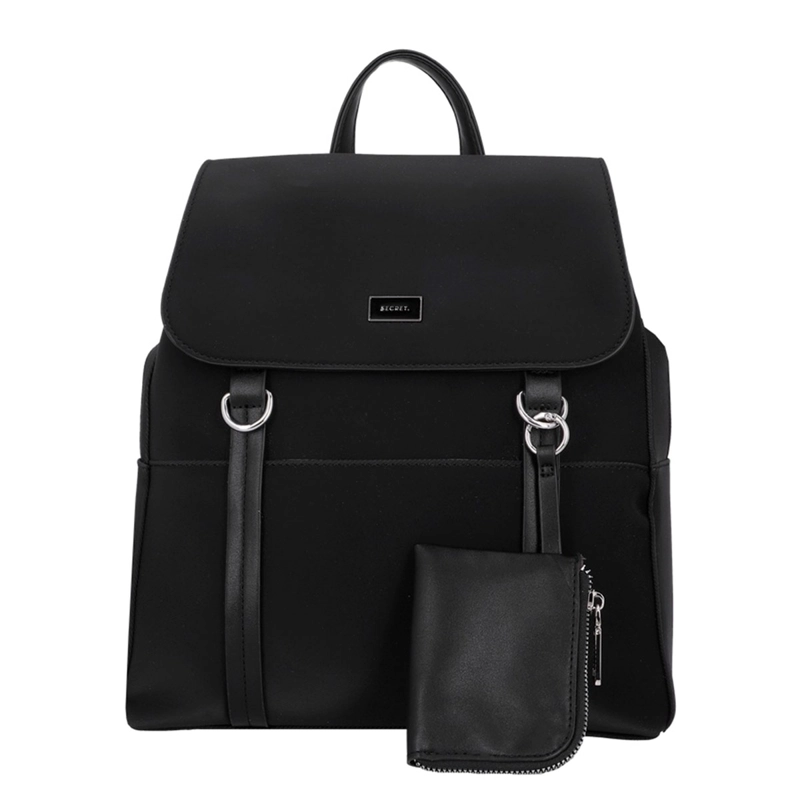 MOCHILA SECRET BURGOS NEGRO - 1