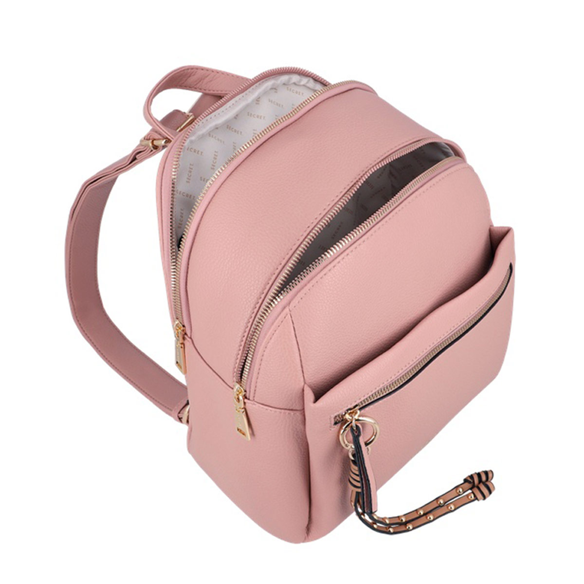 MOCHILA SECRET LUCCA ROSADO - 4