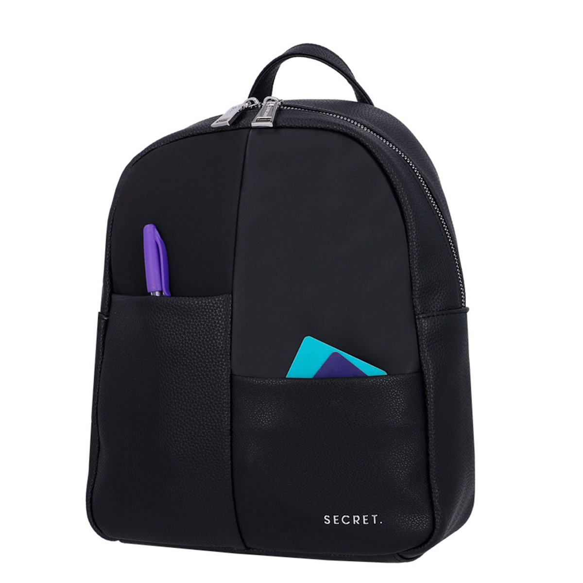 MOCHILA SECRET MALAGA NEGRO - 6