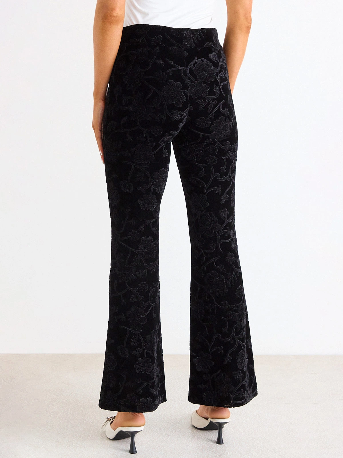 CALZA MUJER ASH FLARE FLORAL - 4