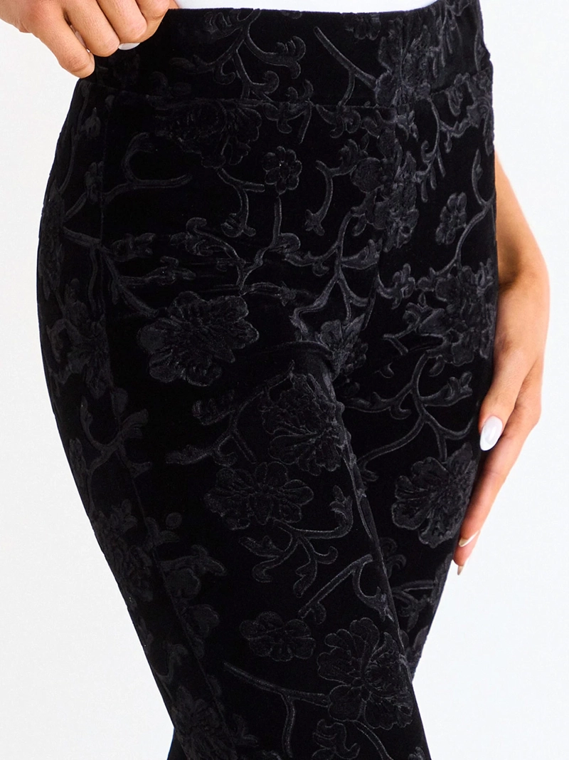 CALZA MUJER ASH FLARE FLORAL - 5