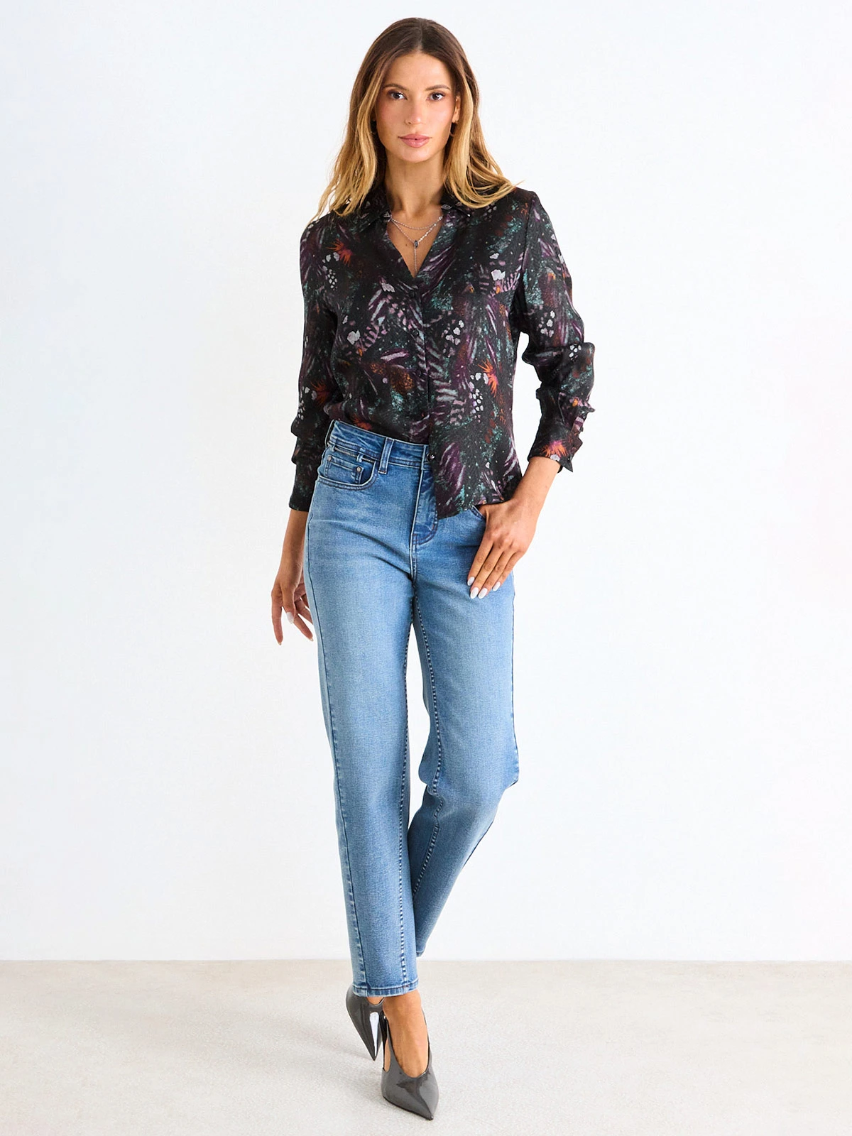 ASH BLUSA MUJER ASH MANGA LARGA BOTONES