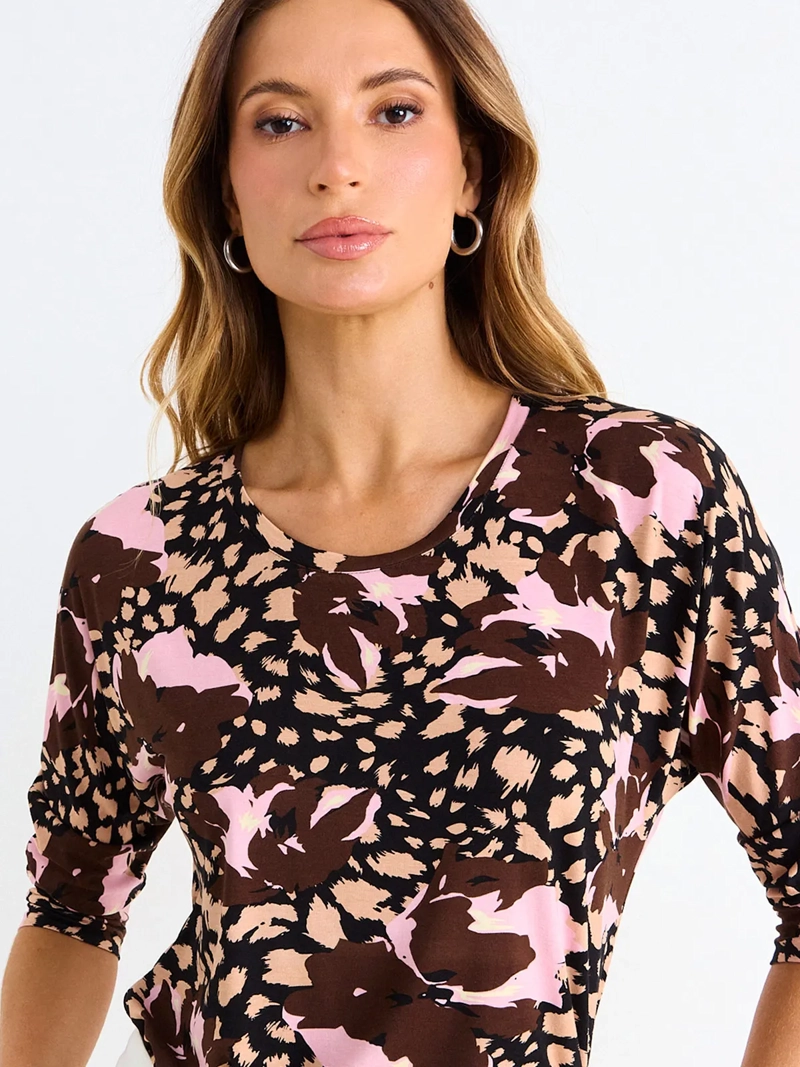POLERA MUJER ASH ALGODÓN MANGA 3/4 - 5