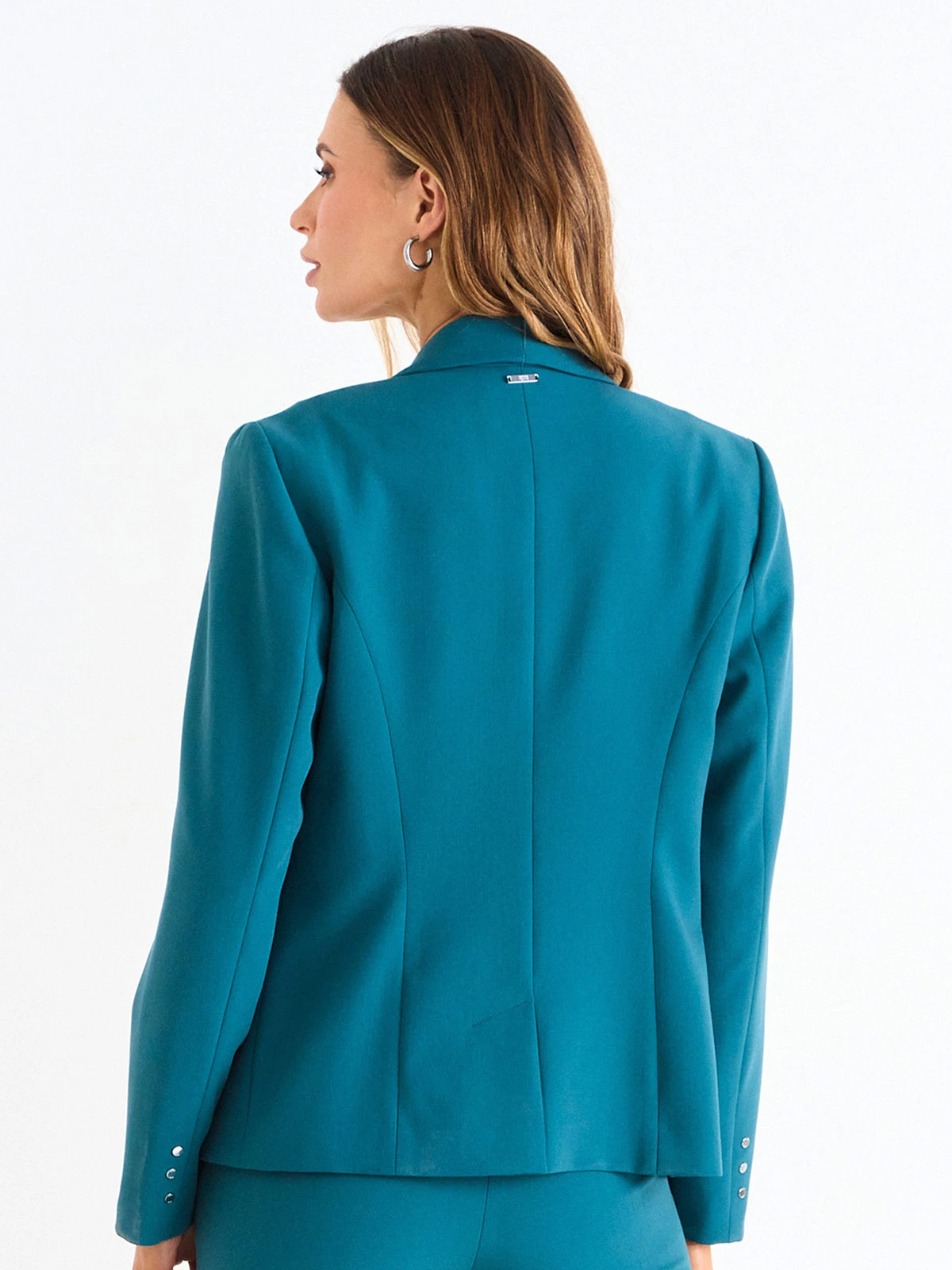 BLAZER MUJER ASH MANGA LARGA LISO - 4