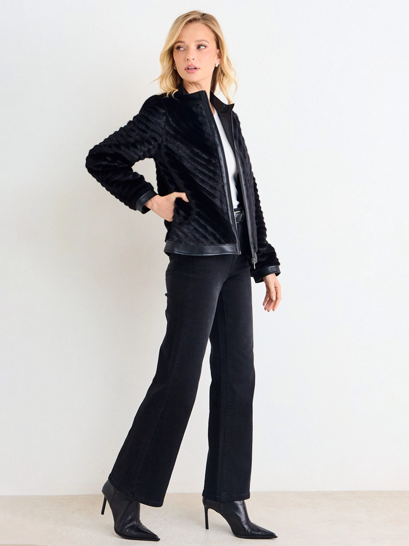 CHAQUETA MUJER ASH EFECTO PELO DISEÑO - 4
