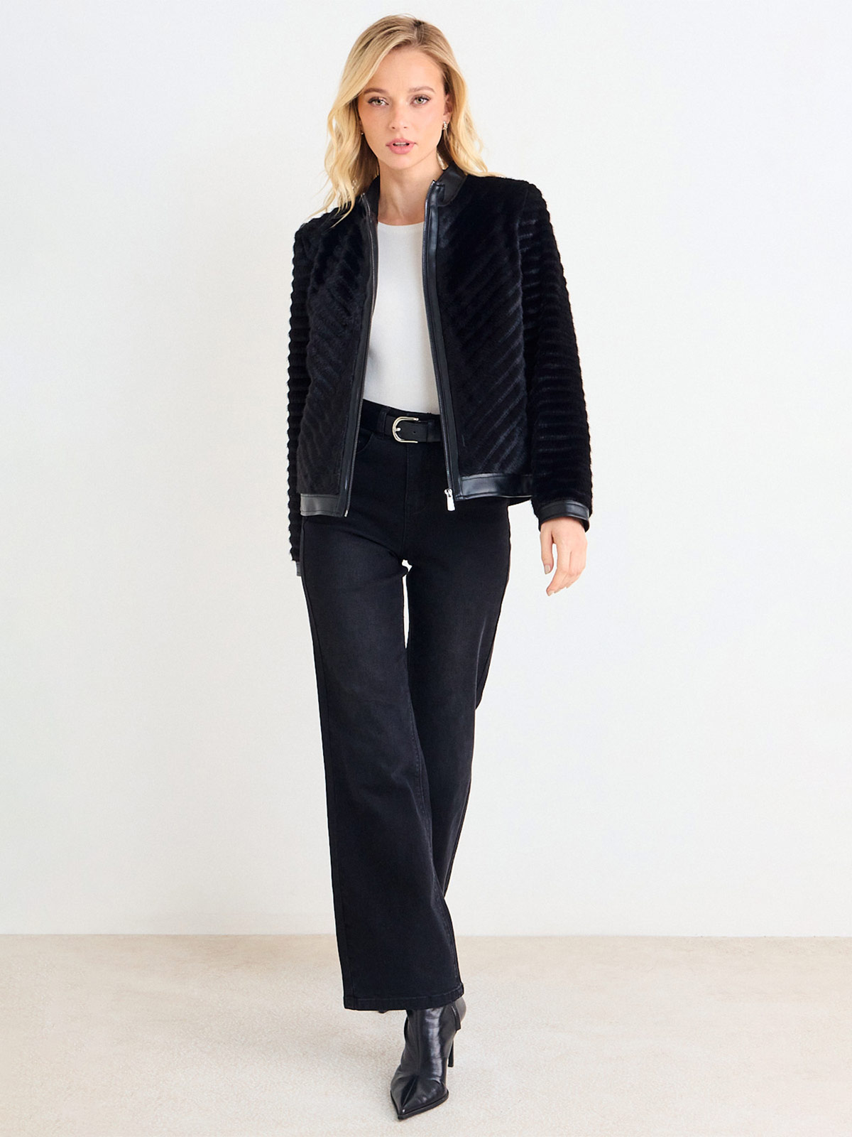 CHAQUETA MUJER ASH EFECTO PELO DISEÑO - 5