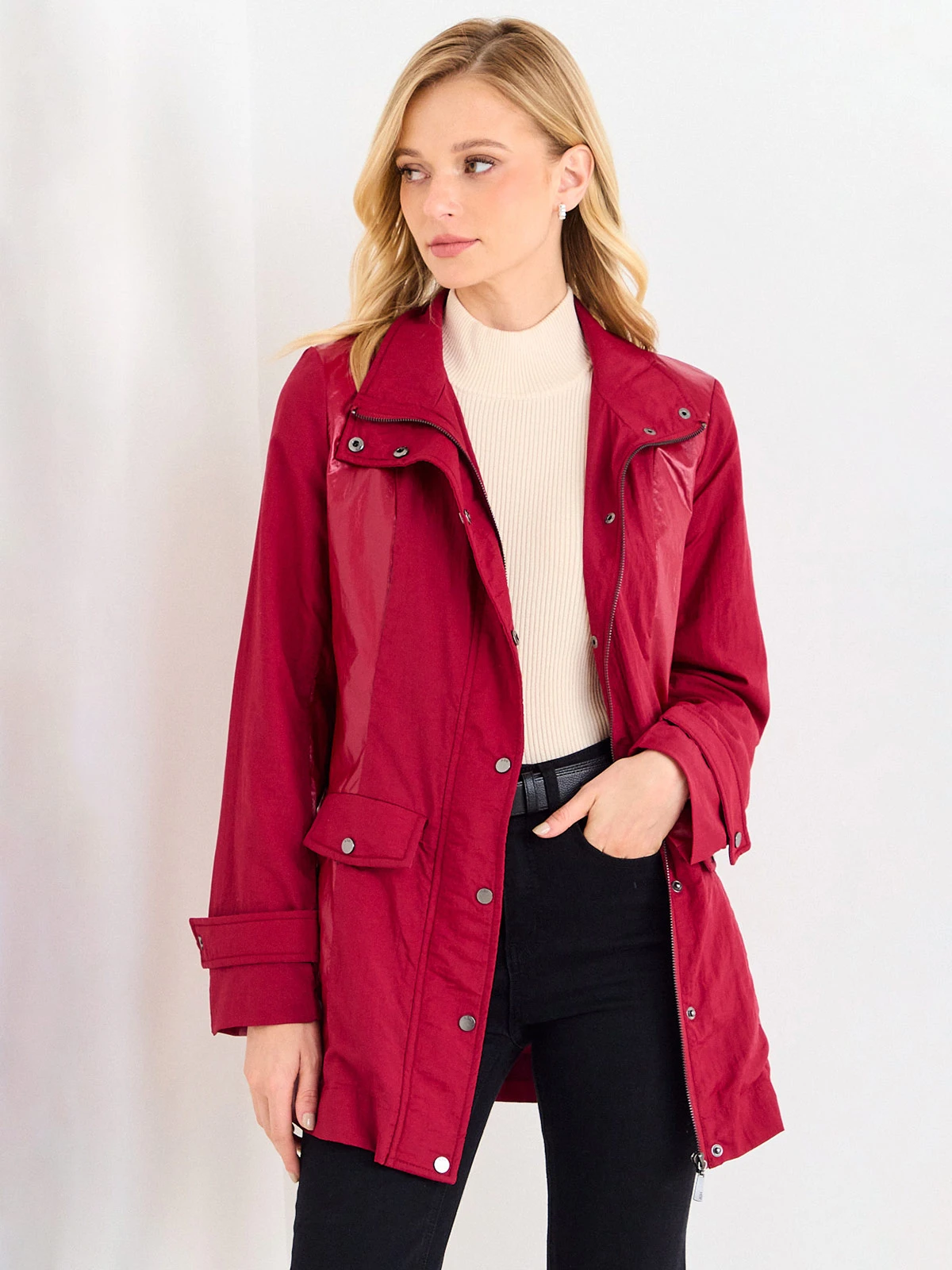 CHAQUETA MUJER ASH CUELLO ALTO MANGA LARGA - 3