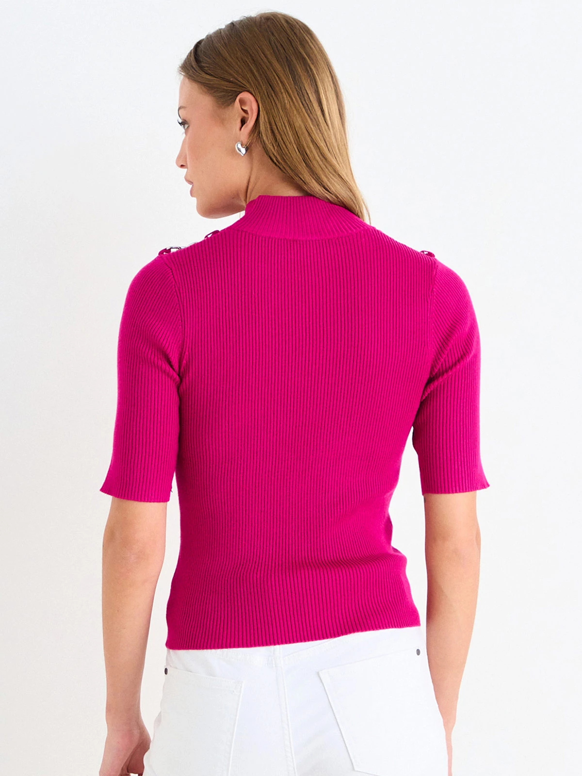 SWEATER MUJER ASH CUELLO REDONDO MANGA CORTA - 4