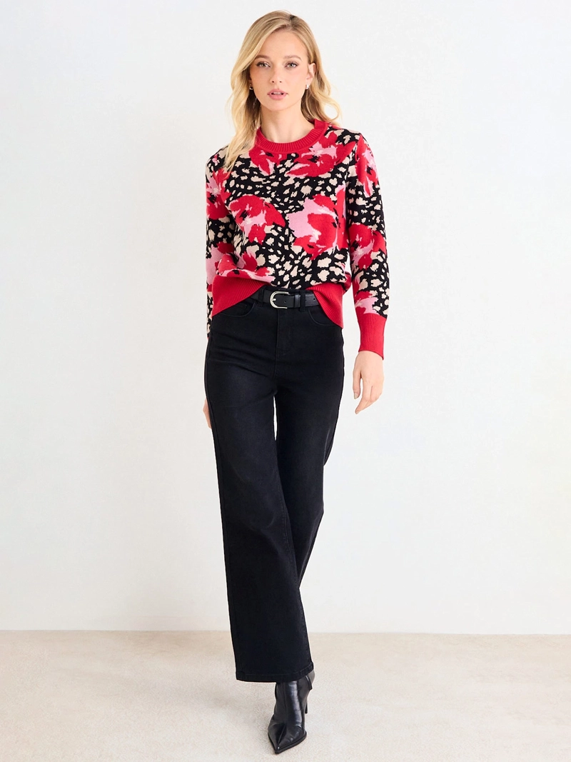 SWEATER MUJER ASH CUELLO REDONDO MANGA LARGA - 1