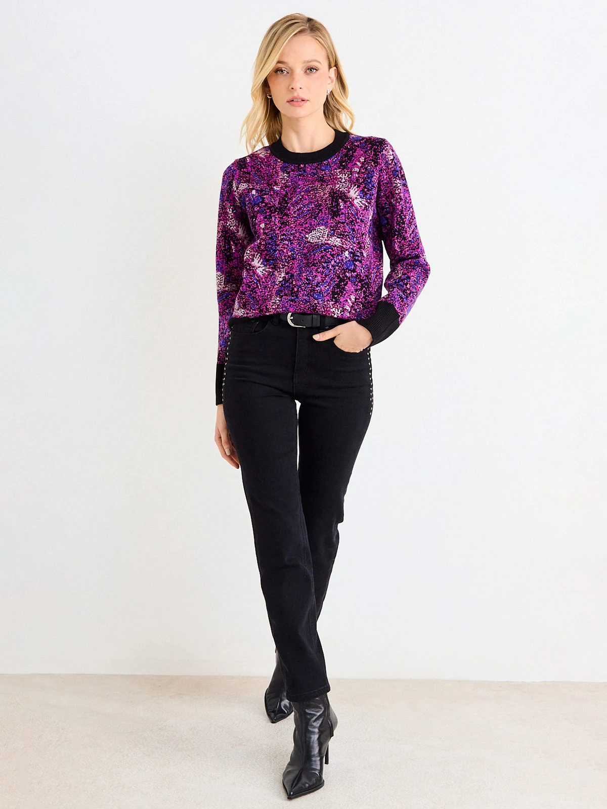 SWEATER MUJER ASH CUELLO REDONDO MANGA LARGA - 1