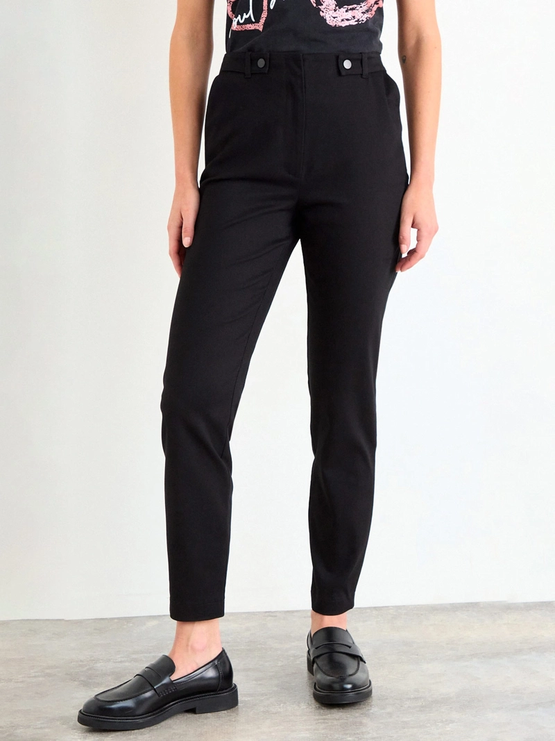 PANTALÓN MUJER IO ALGODÓN SKINNY TRABAS - 3