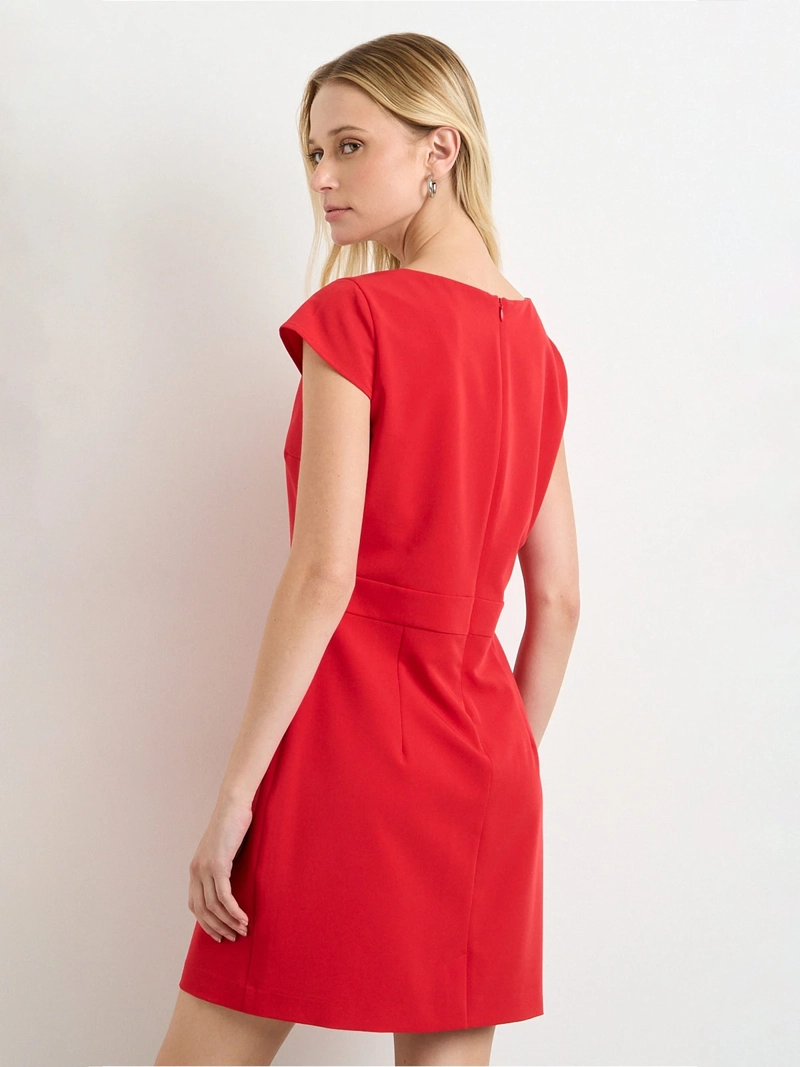 VESTIDO MUJER ASH CORTO LISO - 3