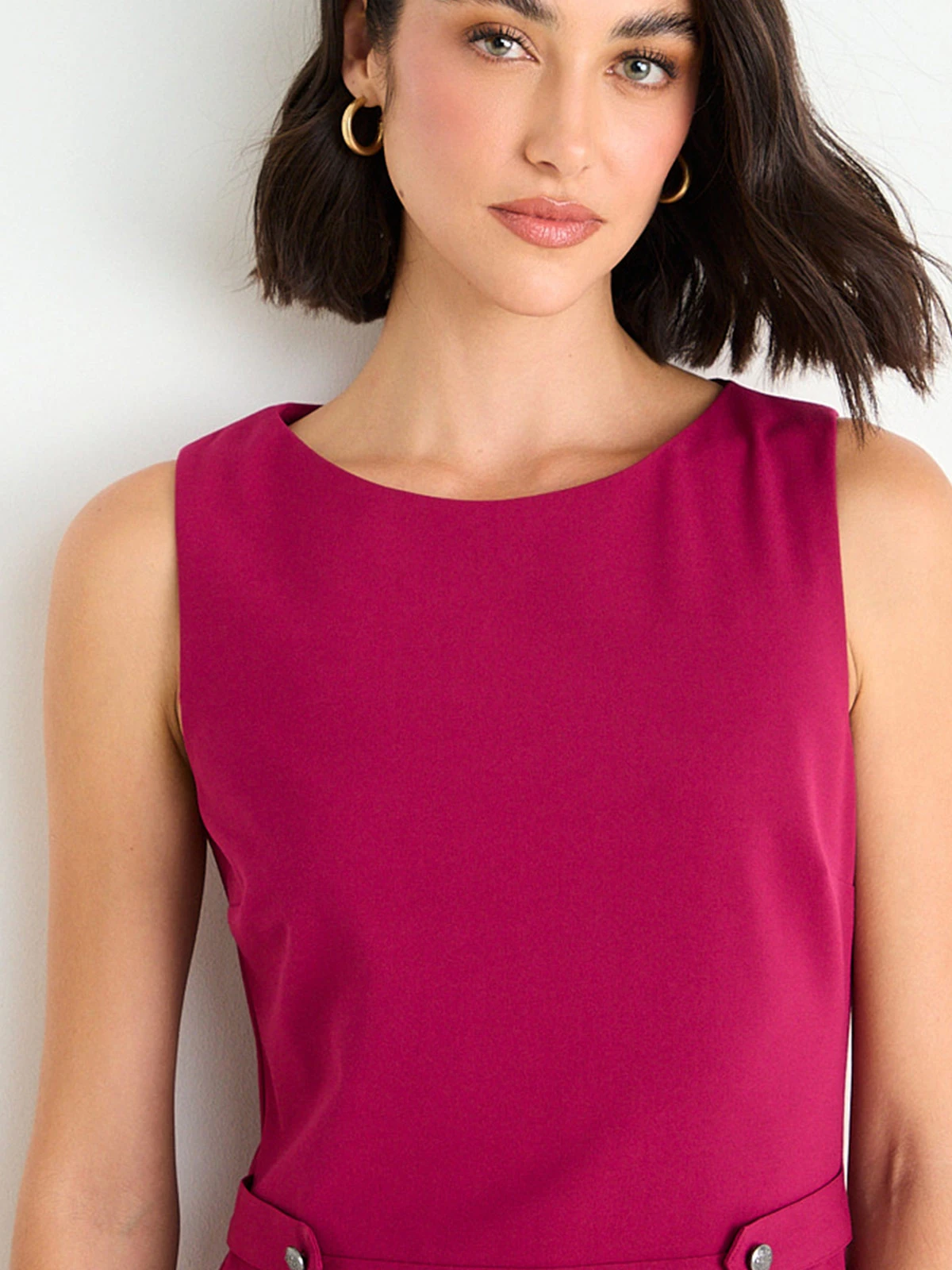 VESTIDO MUJER ASH CORTO LISO TIPO JUMPER - 5