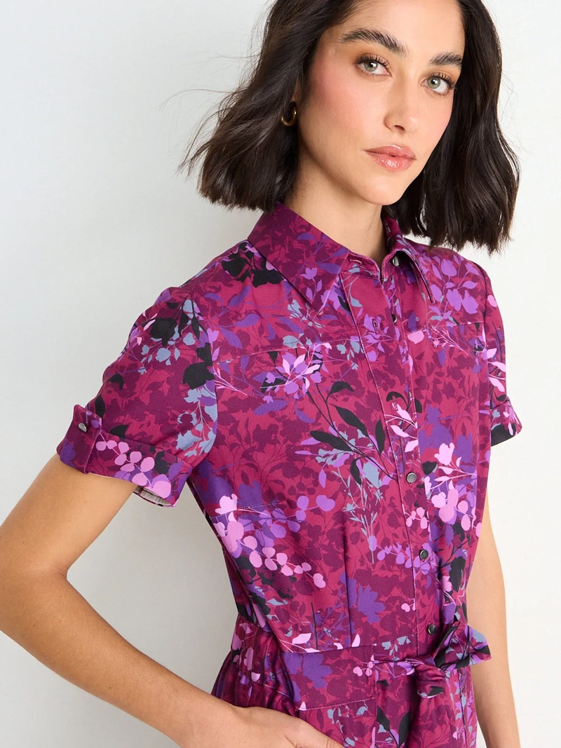 ENTERITO MUJER ASH CUELLO CAMISERO MANGA CORTA - 5