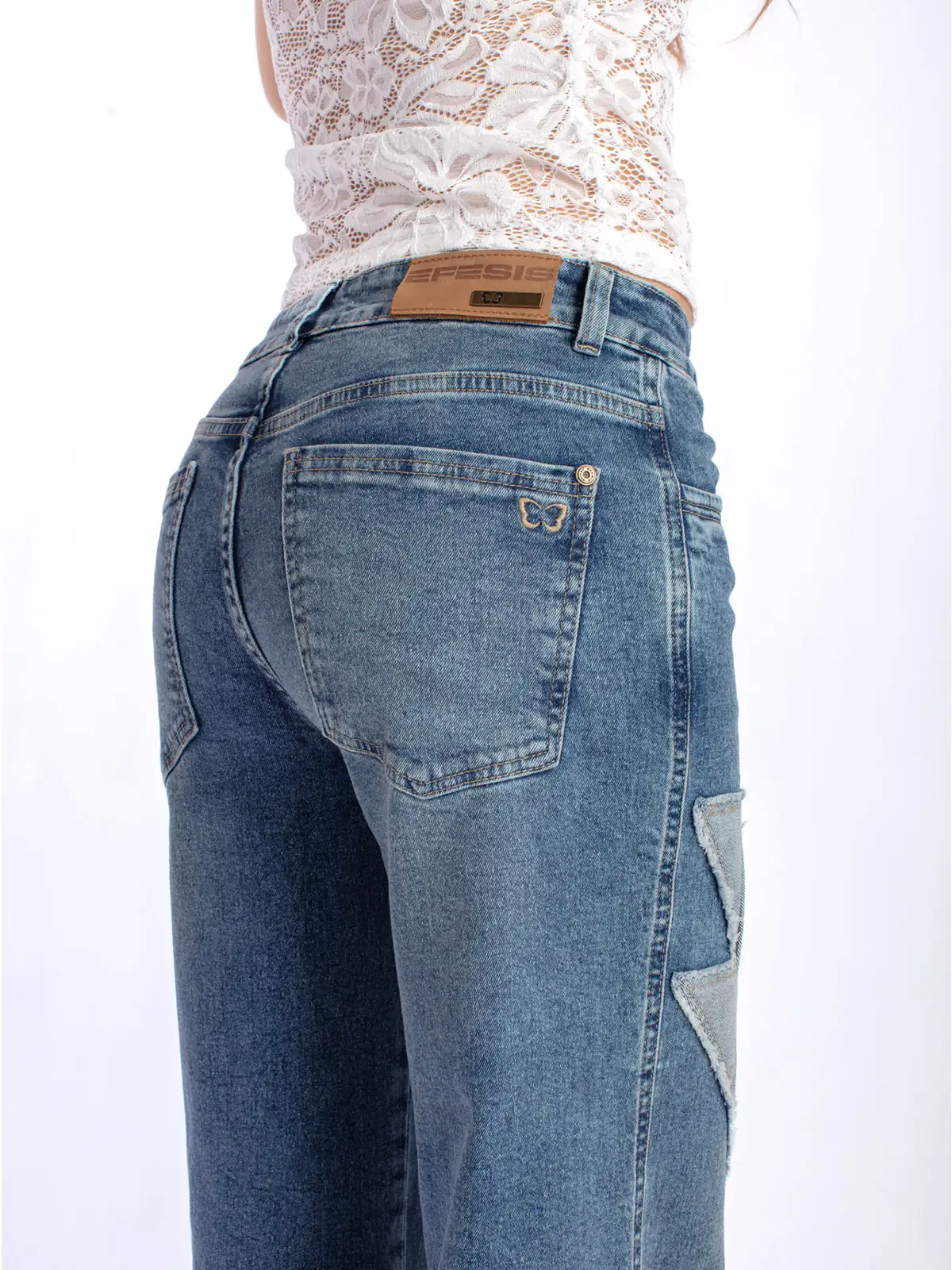 JEANS MUJER EFESIS ALGODÓN CHER - 4