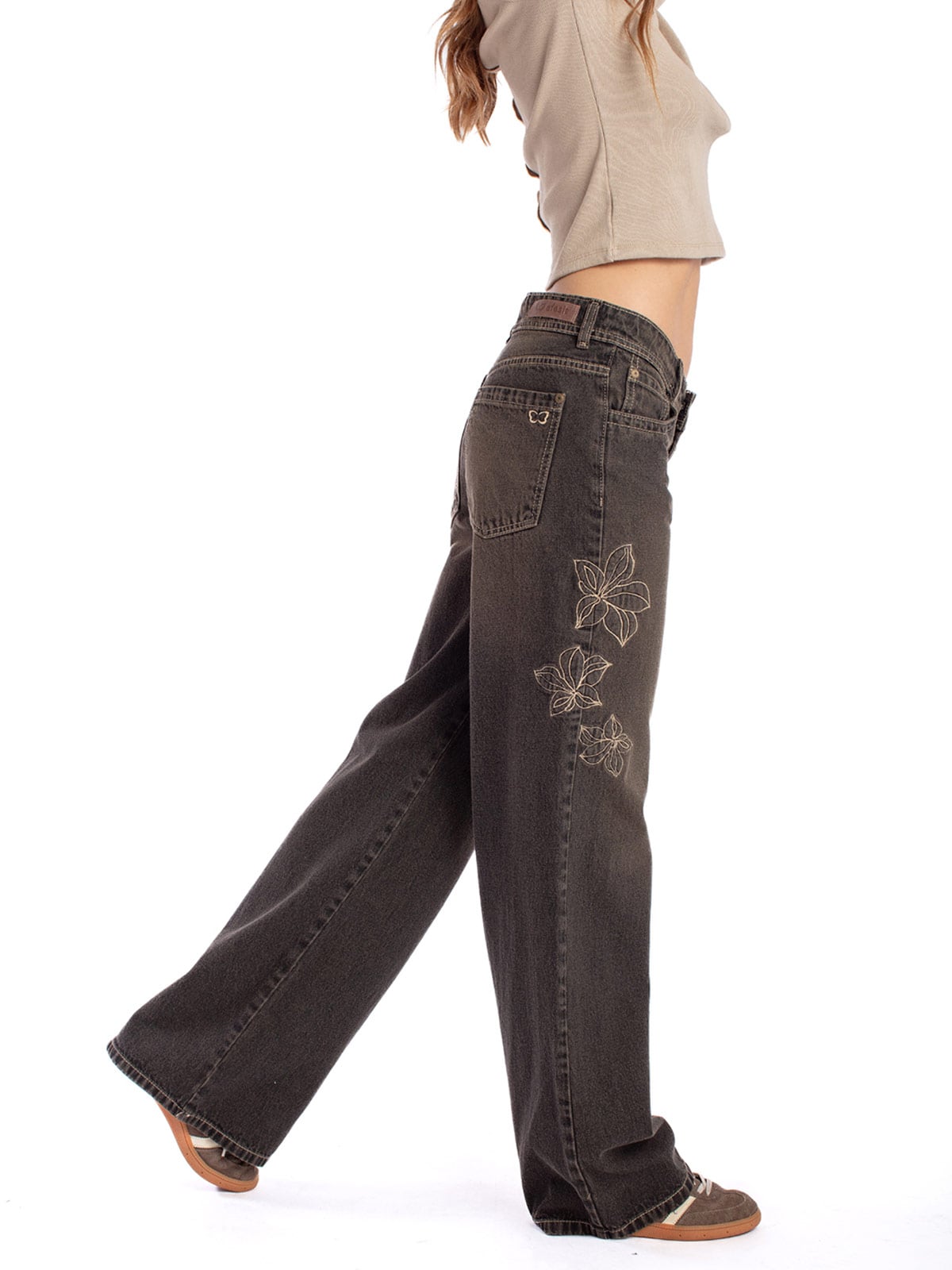 JEANS MUJER EFESIS ALGODÓN DIRTY - 4