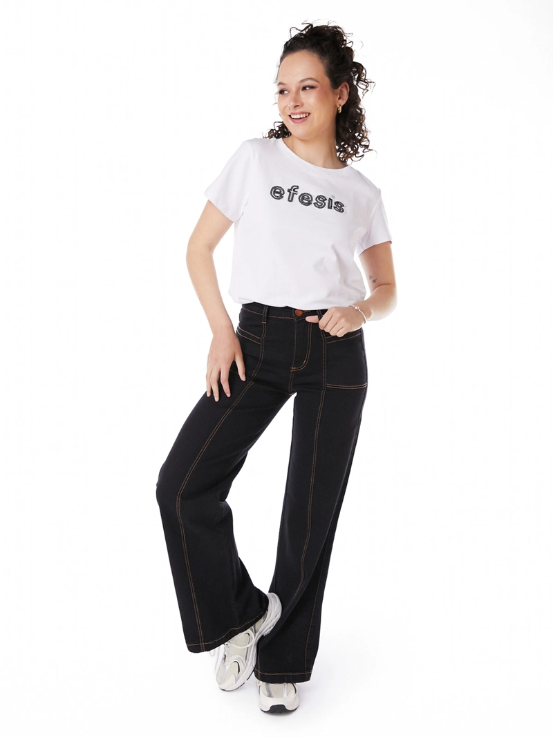 JEANS MUJER EFESIS ALGODÓN PIRAGGI - 1