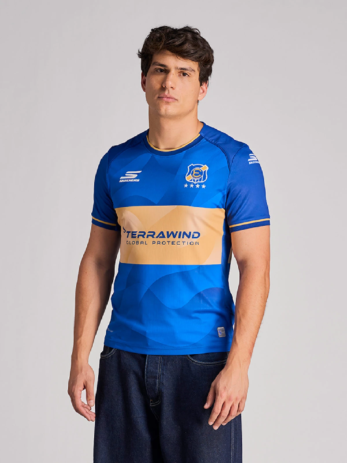 CAMISETA HOMBRE SKECHERS OFICIAL EVERTON LOCAL - 1