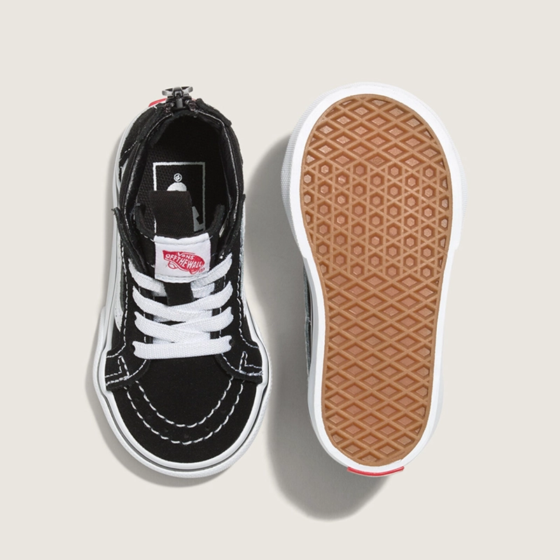 ZAPATILLAS NIÑO VANS URBANAS NEGRO TD SK8-HI ZIP - 4