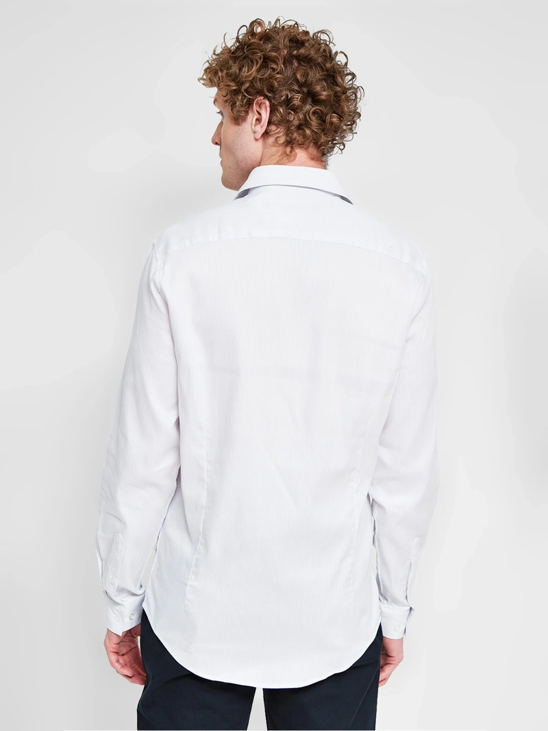 CAMISA HOMBRE MARQUIS ALGODÓN MANGA LARGA LÍNEAS SLIM FIT - 2