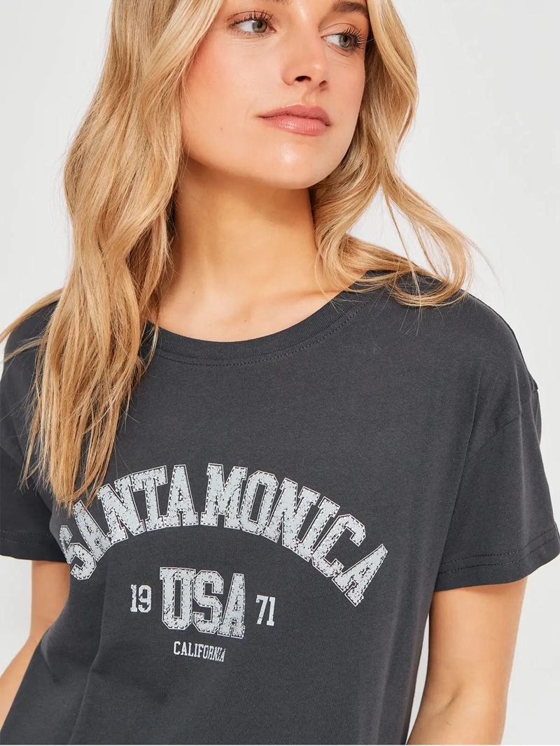 POLERA MUJER INDEX ALGODÓN MANGA CORTA - 3