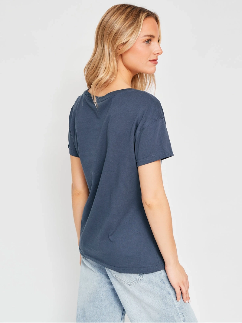POLERA MUJER INDEX ALGODÓN MANGA CORTA - 2