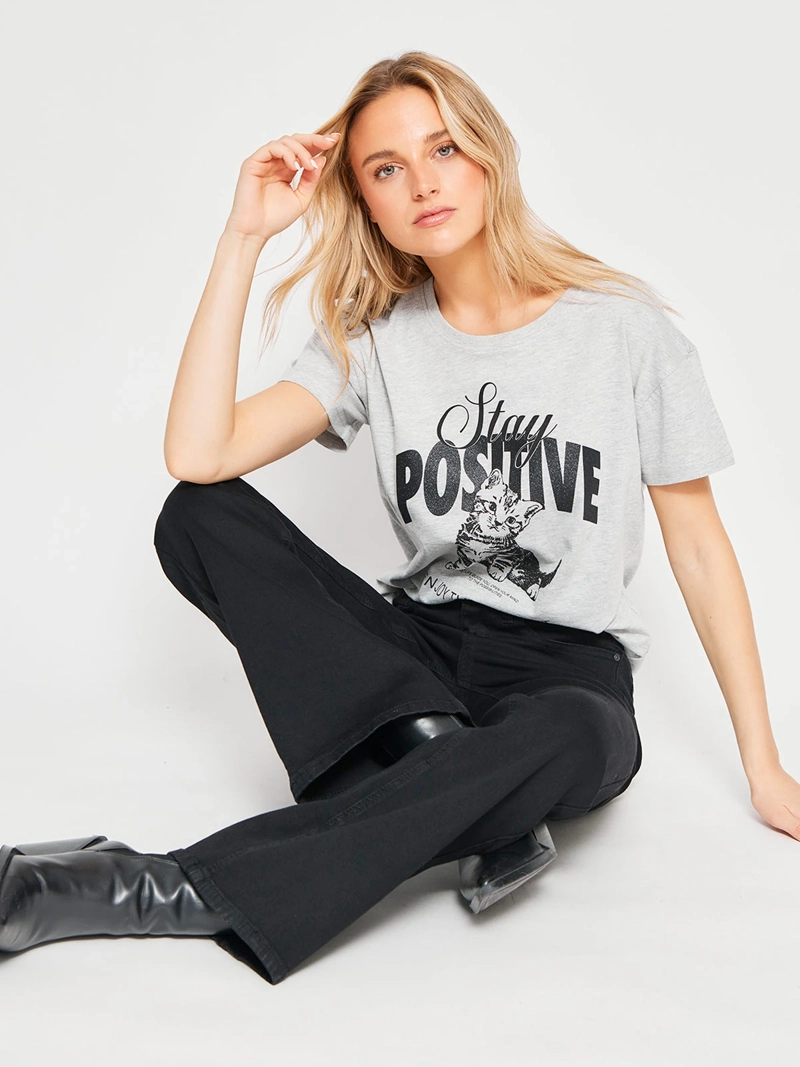 POLERA MUJER INDEX ALGODÓN MANGA CORTA - 4