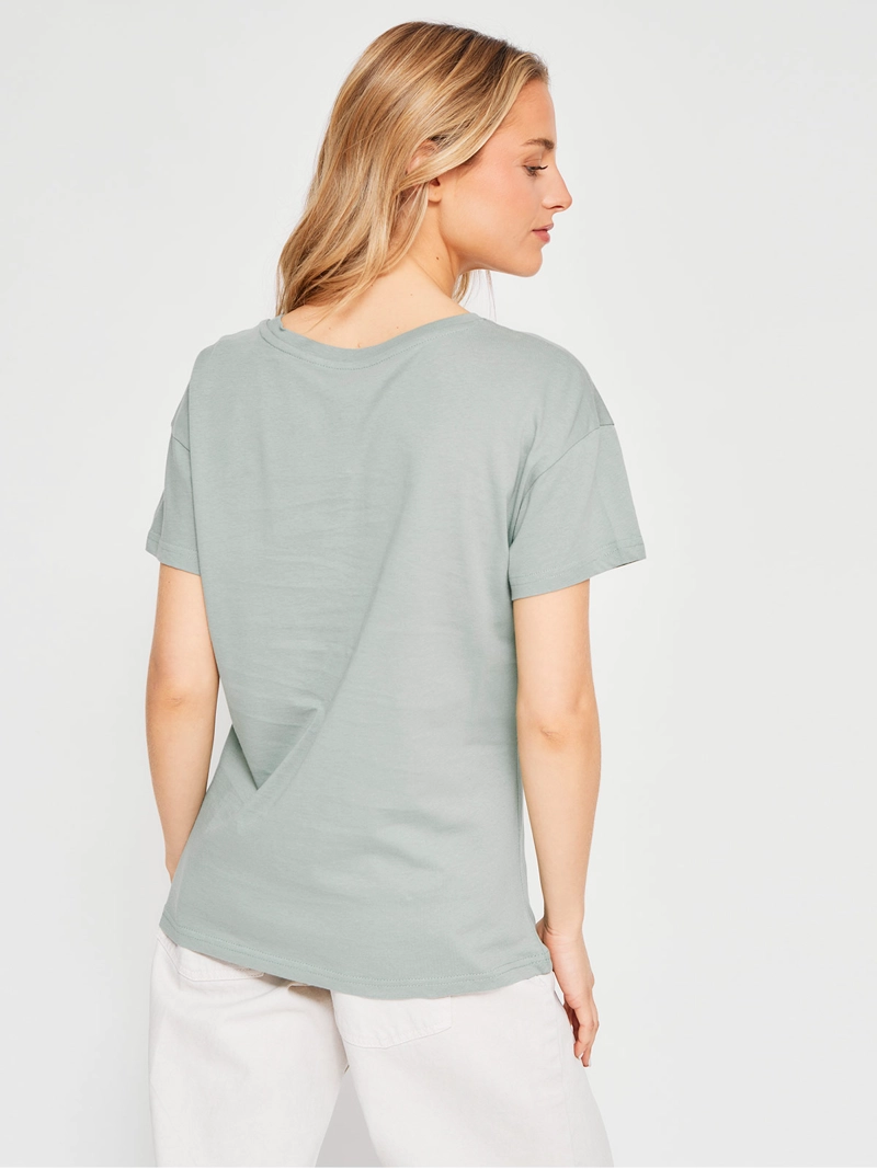 POLERA MUJER INDEX ALGODÓN MANGA CORTA - 2