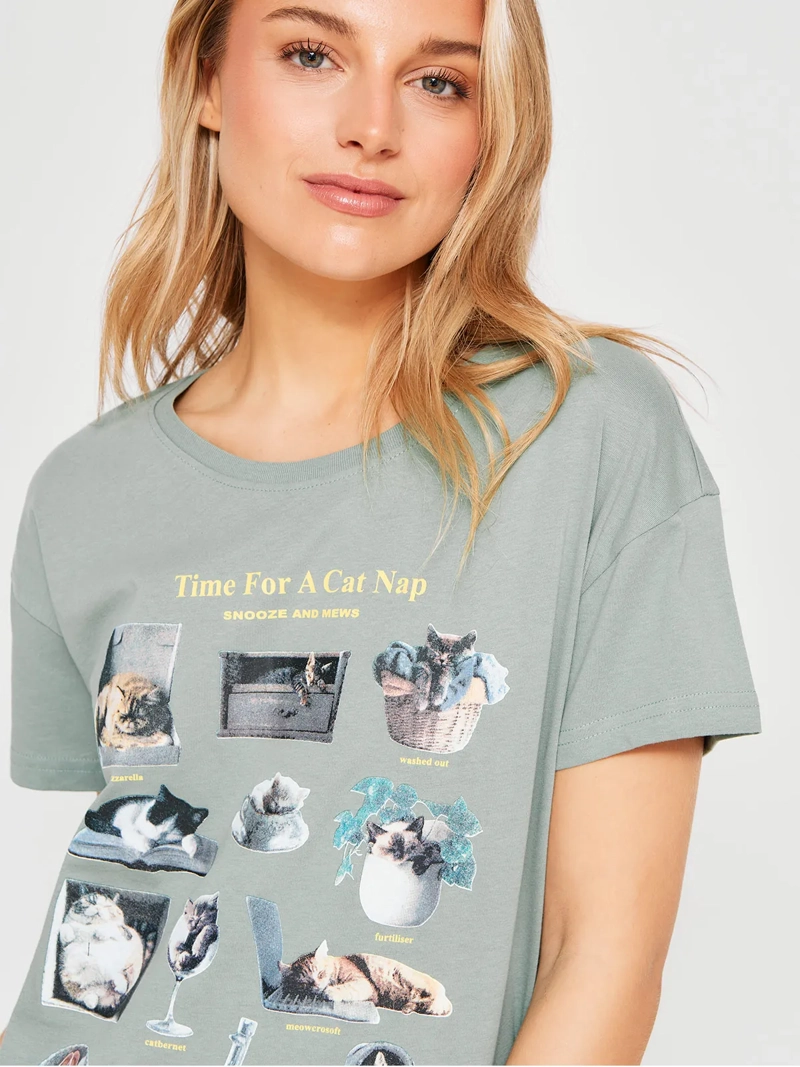 POLERA MUJER INDEX ALGODÓN MANGA CORTA - 3