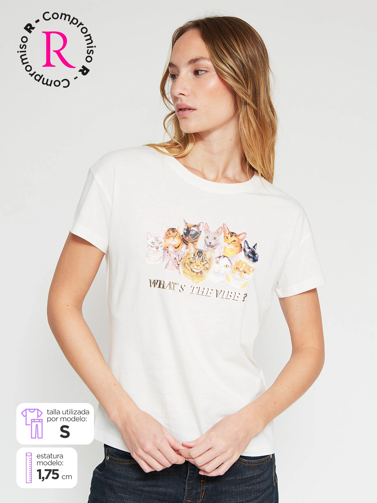 POLERA MUJER INDEX ALGODÓN MANGA CORTA - 1