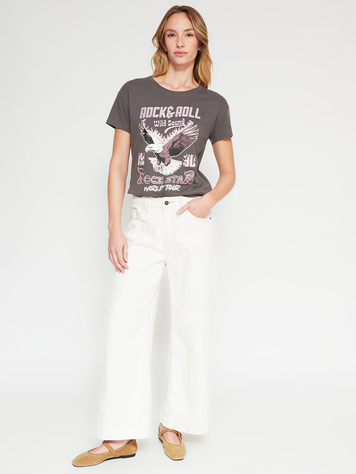 POLERA MUJER INDEX ALGODÓN MANGA CORTA - 4