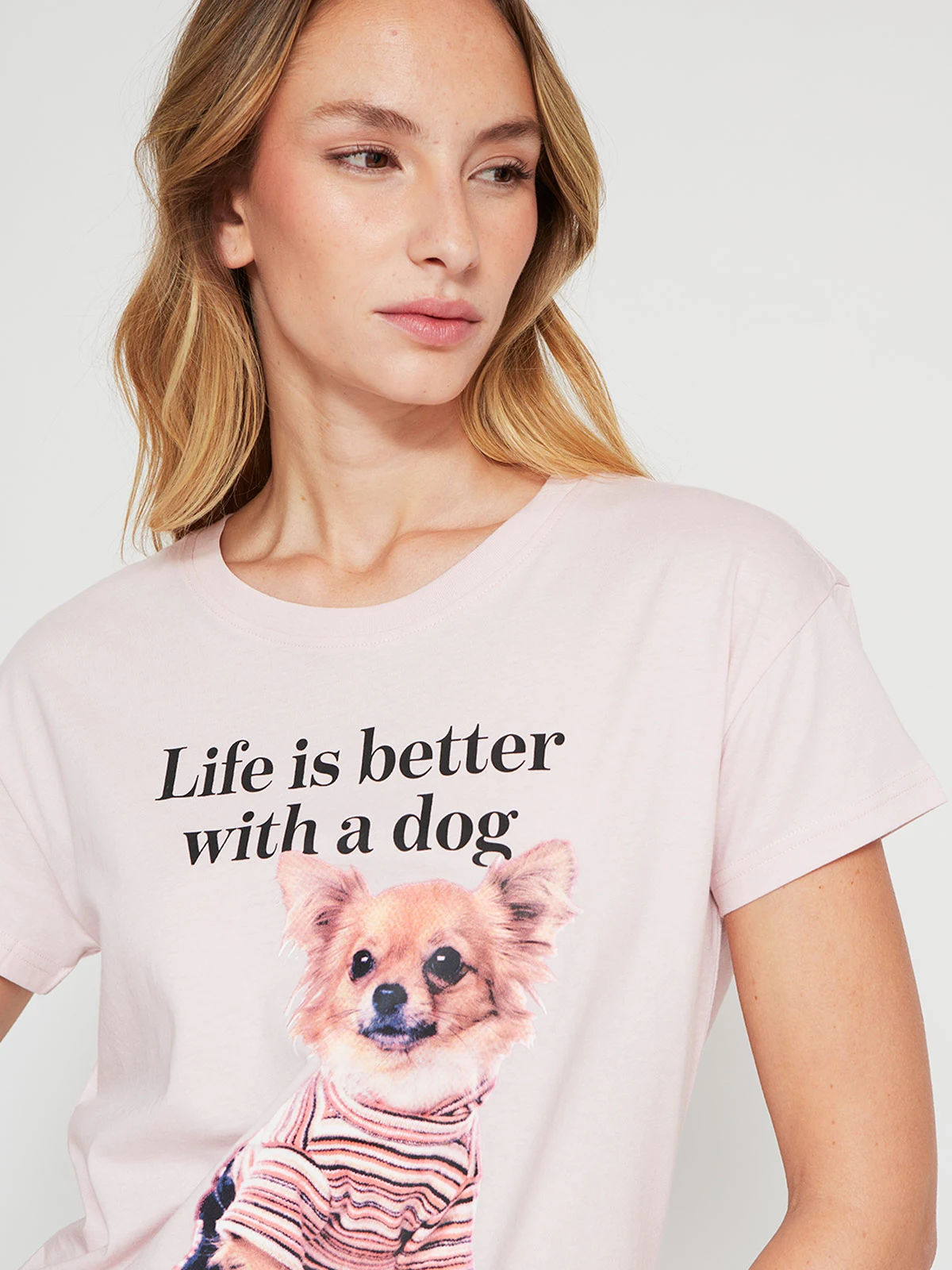 POLERA MUJER INDEX ALGODÓN MANGA CORTA - 3