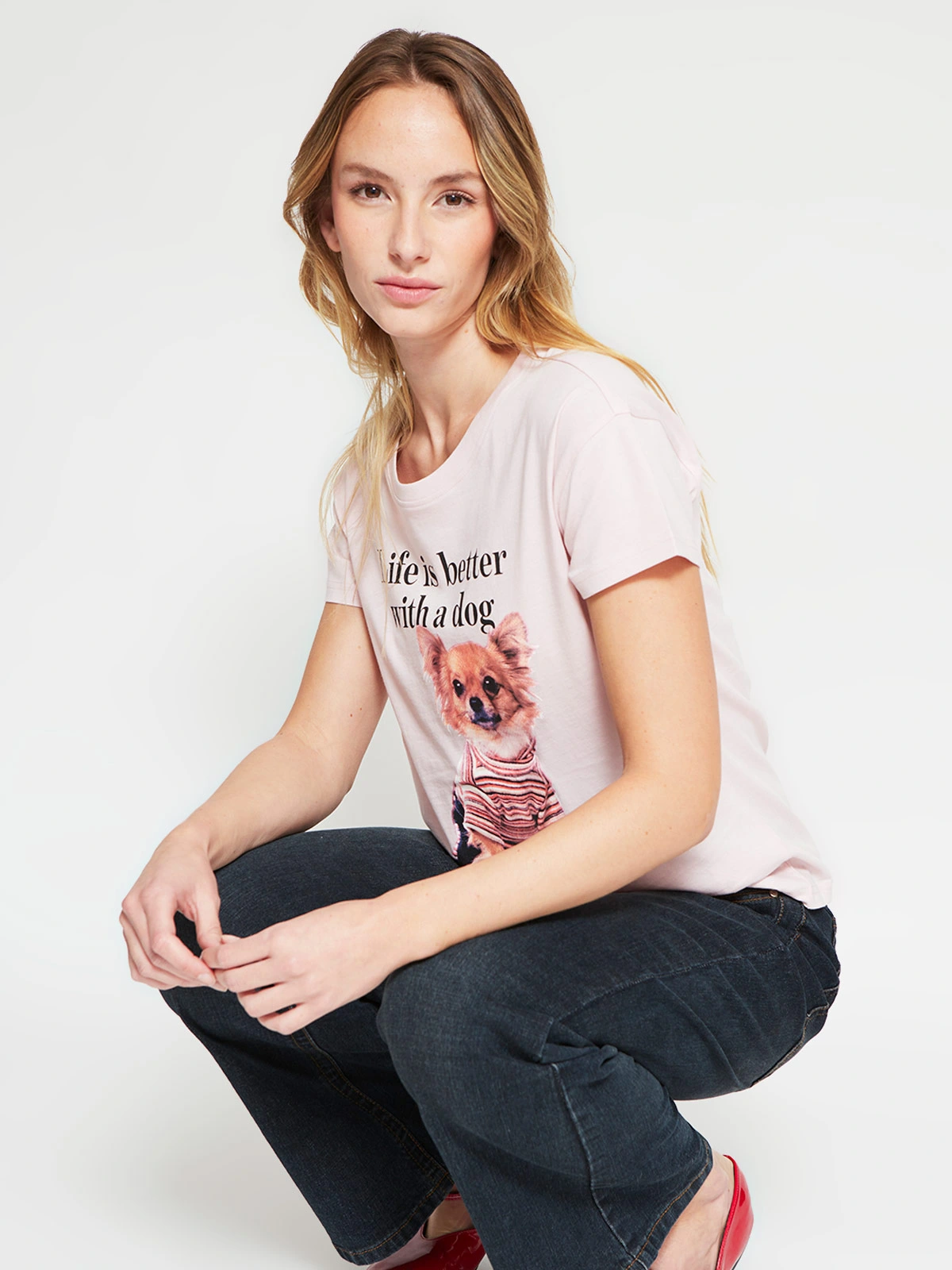 POLERA MUJER INDEX ALGODÓN MANGA CORTA - 4