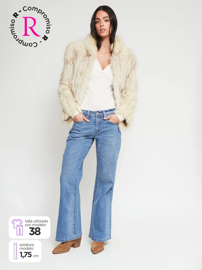 JEANS MUJER INDEX ALGODÓN FLARE RELAX - 1