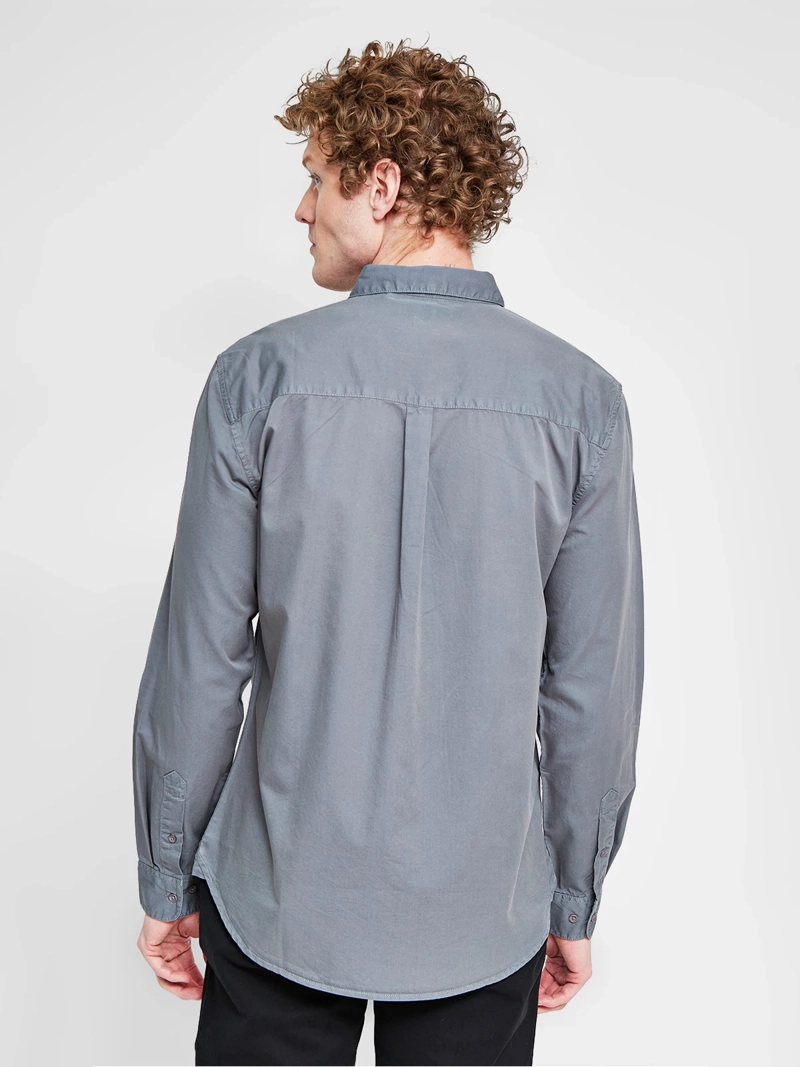 CAMISA HOMBRE MARQUIS ALGODÓN MANGA LARGA LAVADA - 2