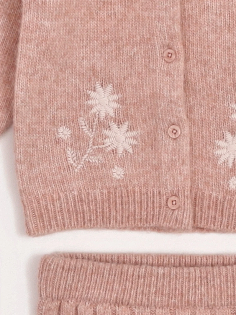 CONJUNTO SWEATER + CALZA NIÑA BABY HARVEST TEJIDA - 6
