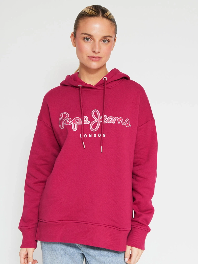 POLERÓN MUJER PEPE JEANS ALGODÓN PRINT HOODIE - 2