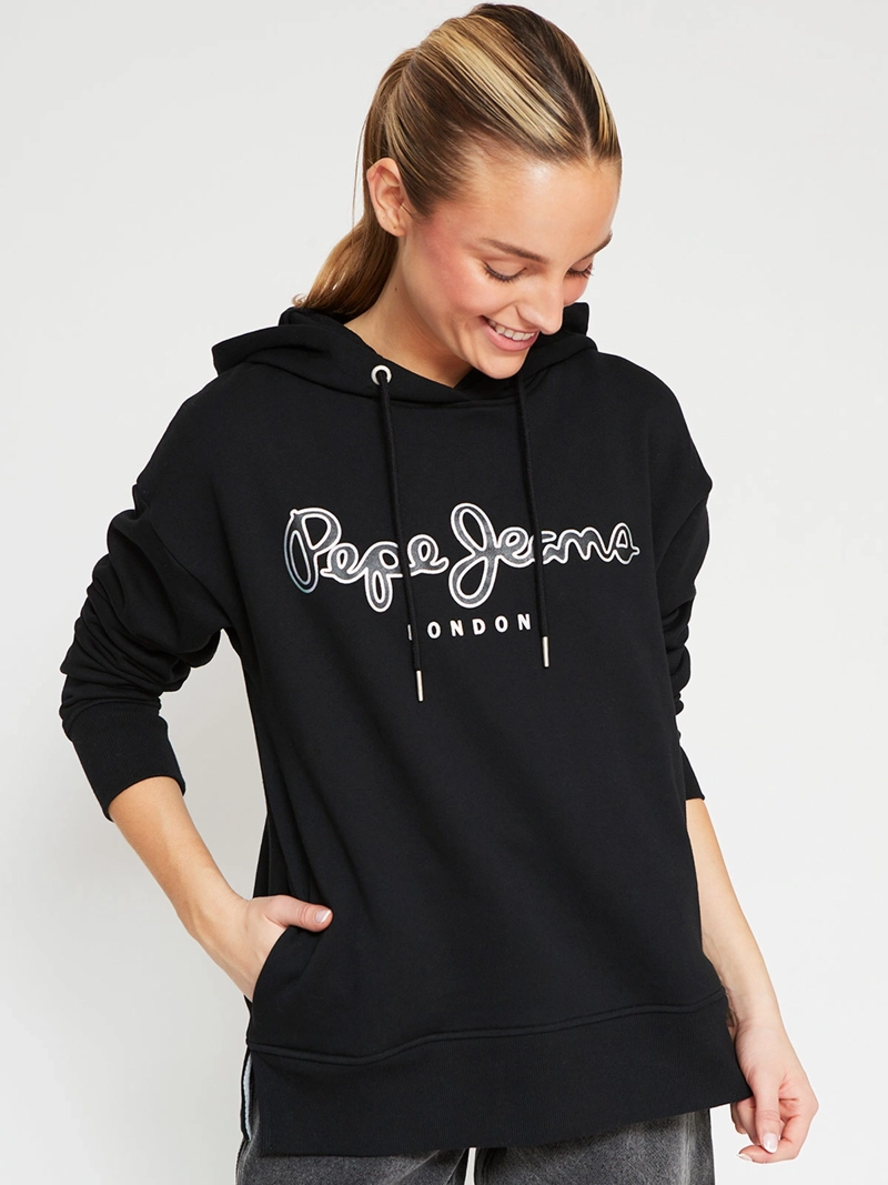 POLERÓN MUJER PEPE JEANS ALGODÓN PRINT HOODIE - 2