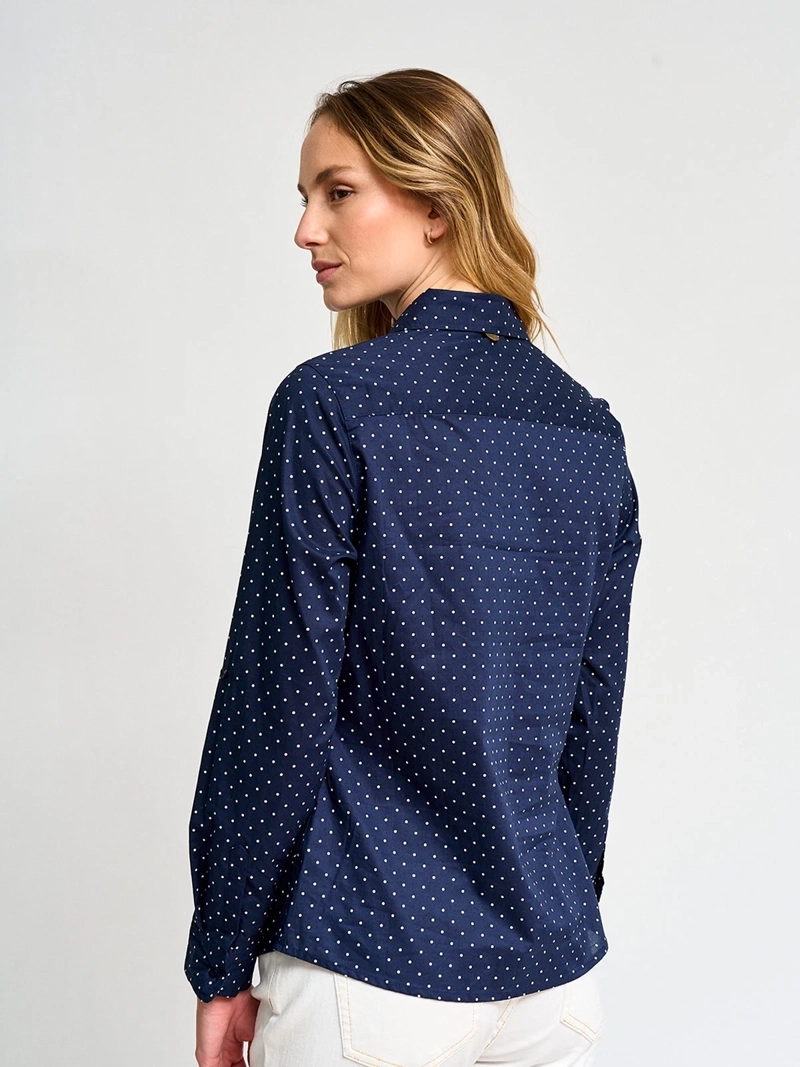 BLUSA MUJER REGATTA ALGODÓN MANGA LARGA CAMISERA - 3