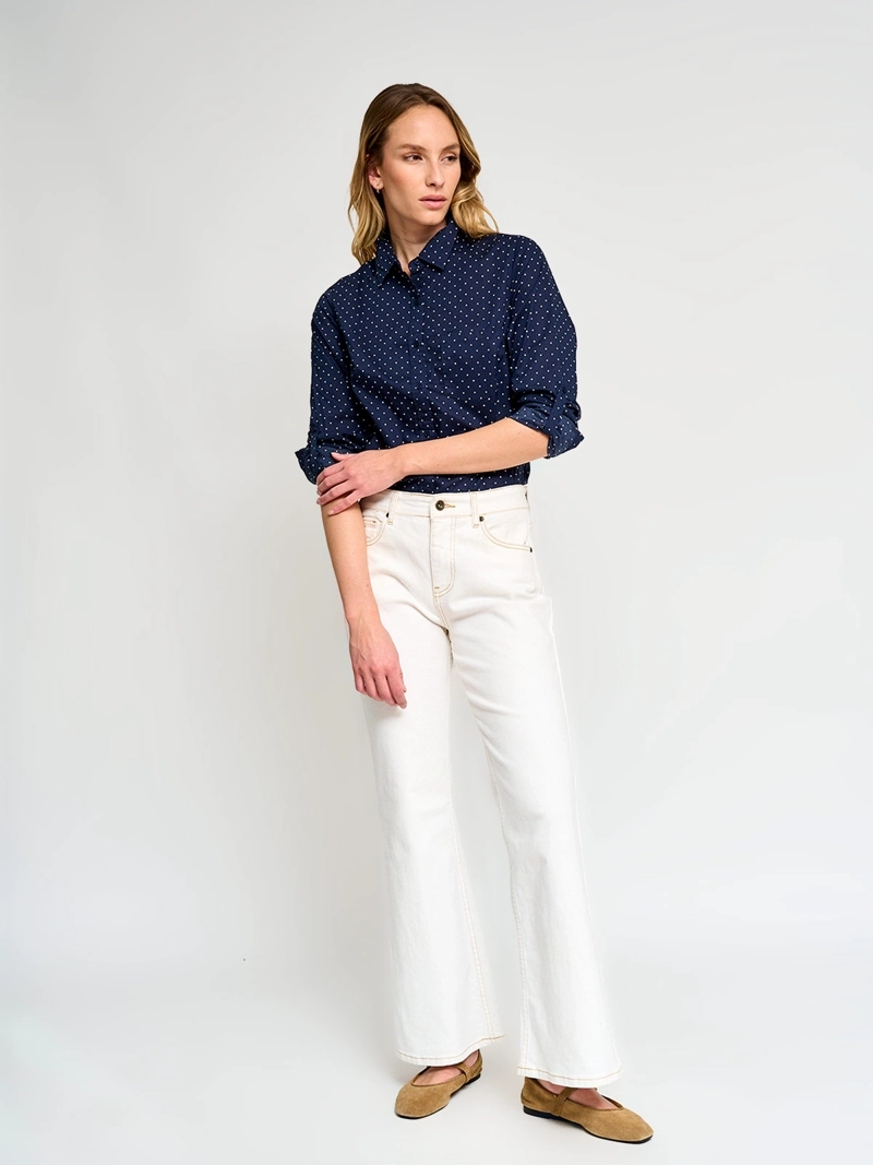 BLUSA MUJER REGATTA ALGODÓN MANGA LARGA CAMISERA - 5